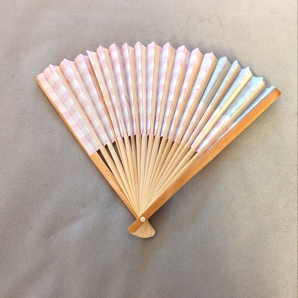 1960 American Flag Hand Fan Celebrating The Addition Of Hawaii's 50th Star - Picture 3 of 5